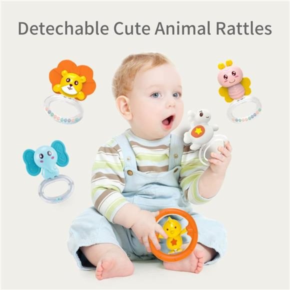 Baby Crib Mobile with Music and Lights, Mobile for Crib with Remote Control - Picture 5 of 7